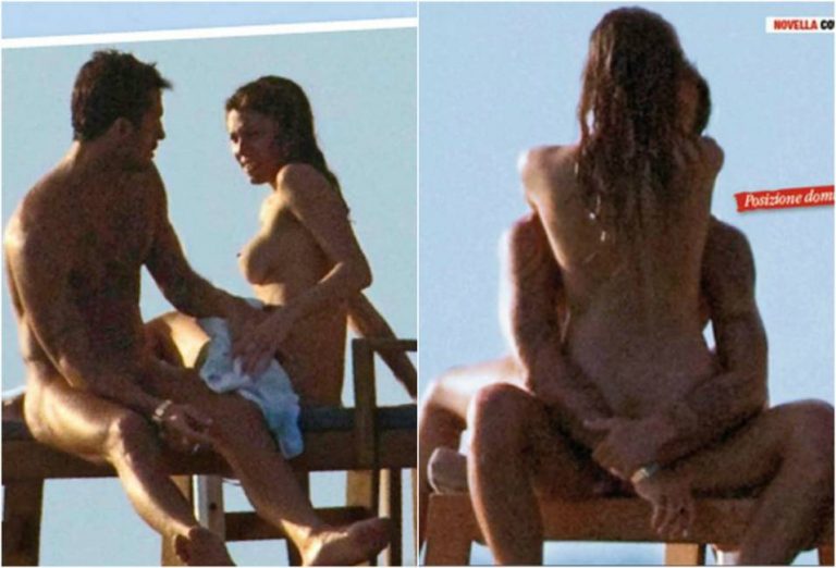 Belen Rodriguez si imbatte nel paparazzo che l'aveva fotografata nuda. Serata rovinata