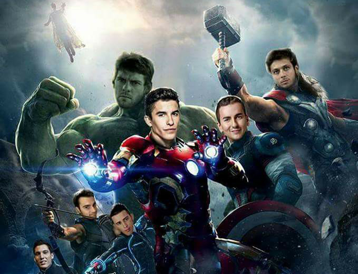 MotoGp: -9 all'inizio. Sui social, i piloti si trasformano in Avengers MotoGp: -9 all'inizio. Sui social, i piloti si trasformano in Avengers
