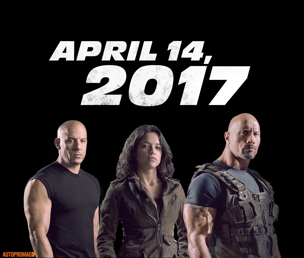Fast and furious 8 logo release cast