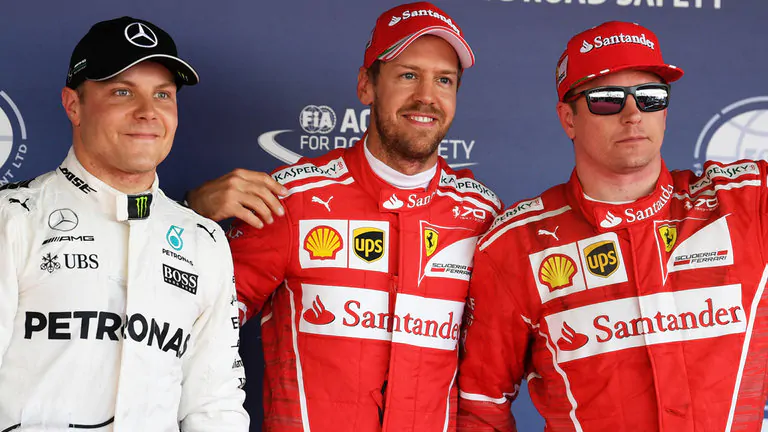 Formula 1, Gp Russia: due Ferrari in prima fila. Pole di Vettel e Raikkonen secondo