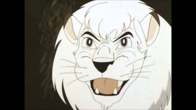 Leone aggressivo