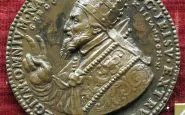 Scuola romana medaglia di gregorio XIII 1582 bronzo 2