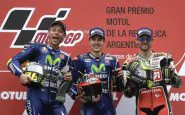 MotoGp Argentina 2017: Viñales in vetta, Rossi secondo e tante tante cadute