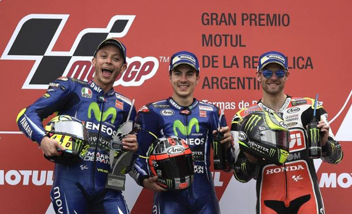 MotoGp Argentina 2017: Viñales in vetta, Rossi secondo e tante tante cadute MotoGp Argentina 2017: Viñales in vetta, Rossi secondo e tante tante cadute
