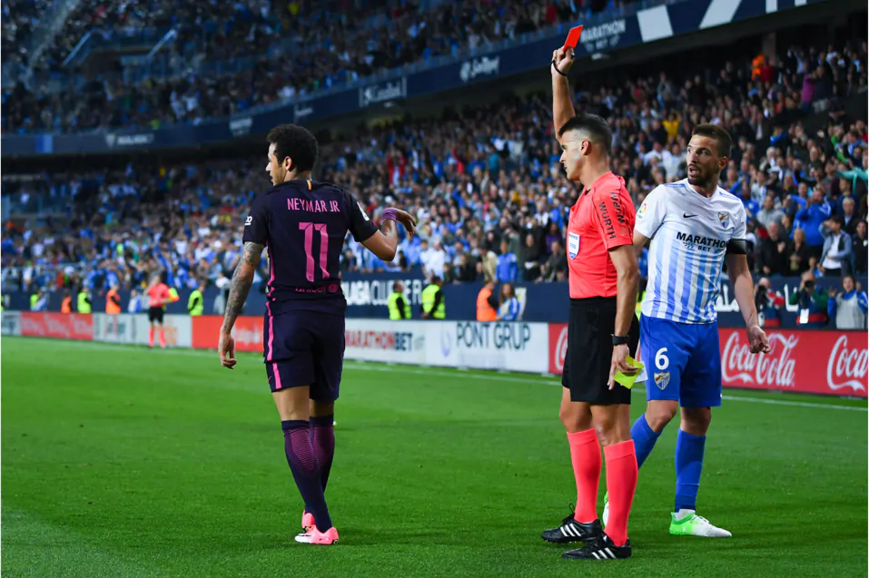 Barcellona ko contro il Malaga e Neymar espulso: cosa dicono i giornali spagnoli?