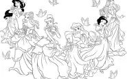 Le principesse disney da colorare online