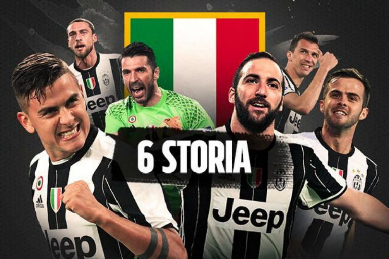 Juventus campione d'Italia per la sesta volta consecutiva sesta