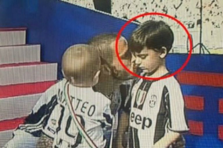 Lorenzo e Leonardo Bonucci trionfo per il padre, tristezza per il figlio tristezza