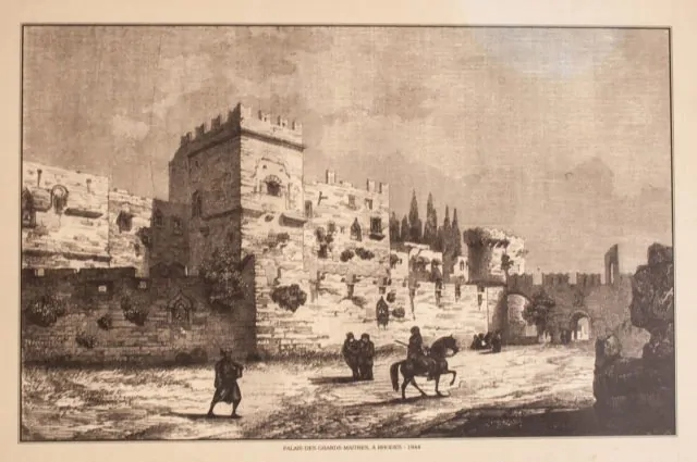 The palace in 1844. Photo Credit 640x425