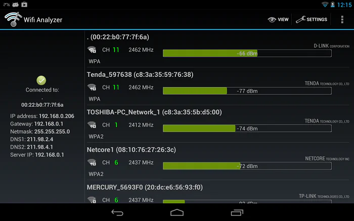 Wifi Analyzer 1