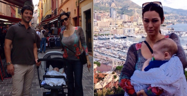 manuela arcuri mamma foto figlio mattia 645