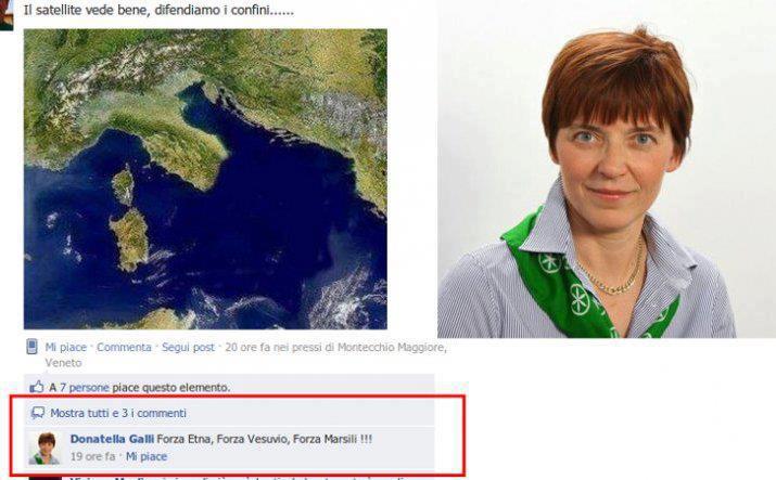 Post contro i meridionali