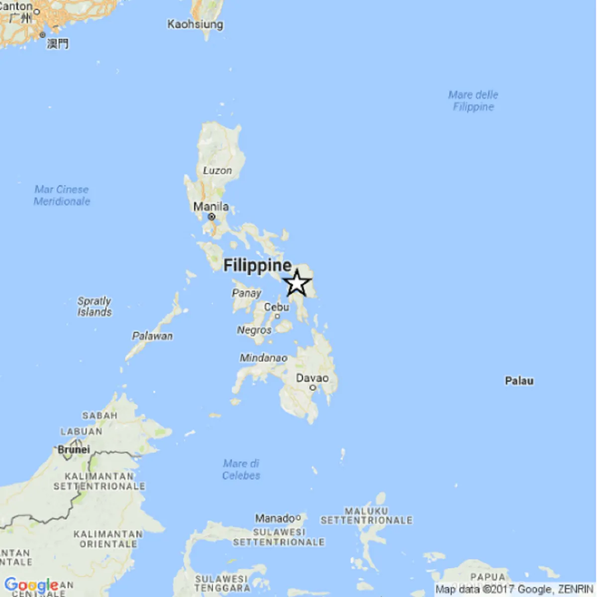 Terremoto Filippine