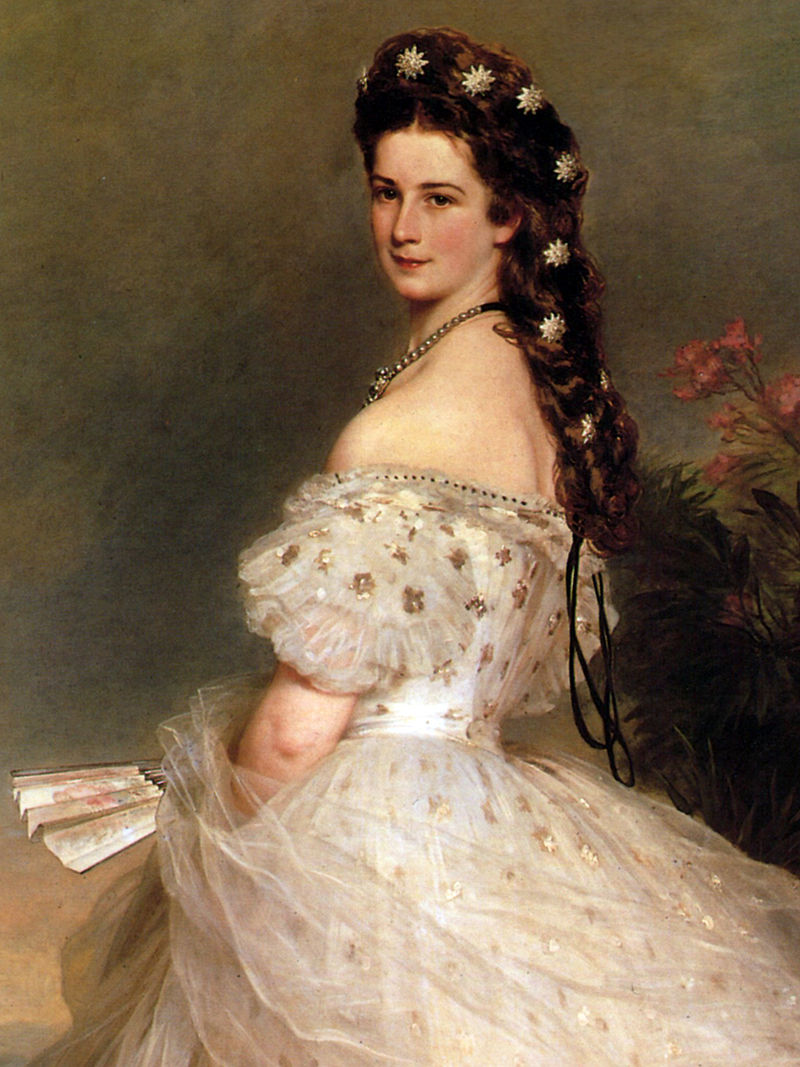 800px-Empress_Elisabeth_of_Austria_in_dancing-dress,_1865,_Franz_Xaver_Winterhalter