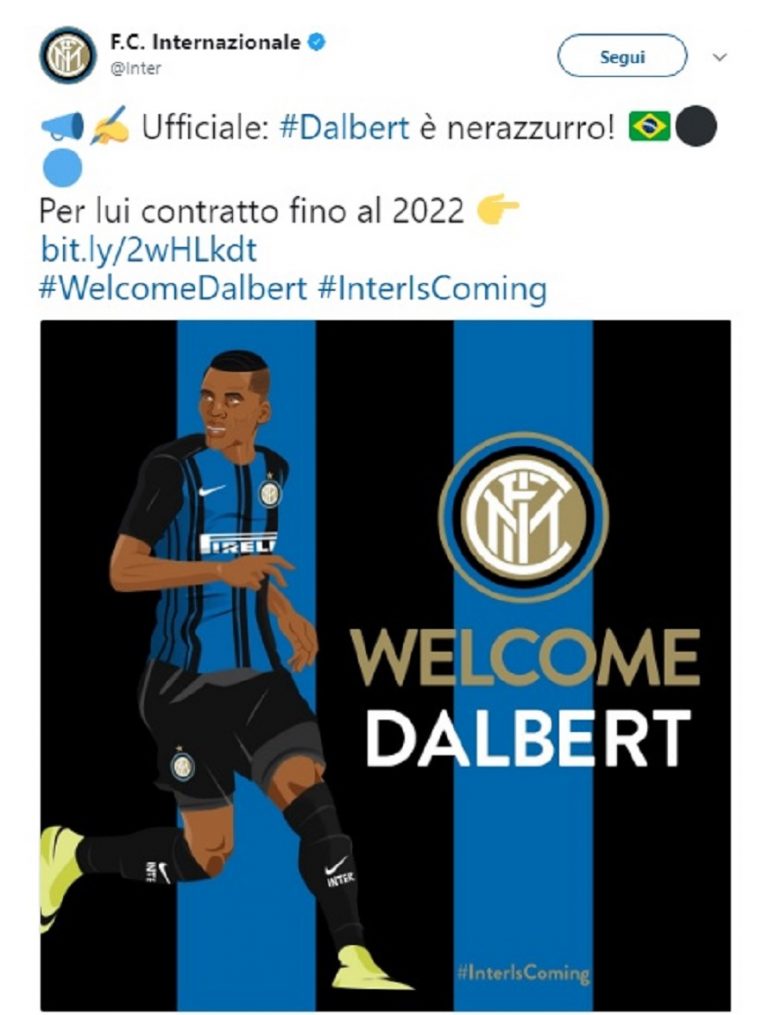 Dalbert Calciomercato Inter