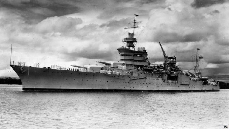 USS Indianapolis Aveva portato l'uranio per Hiroshima