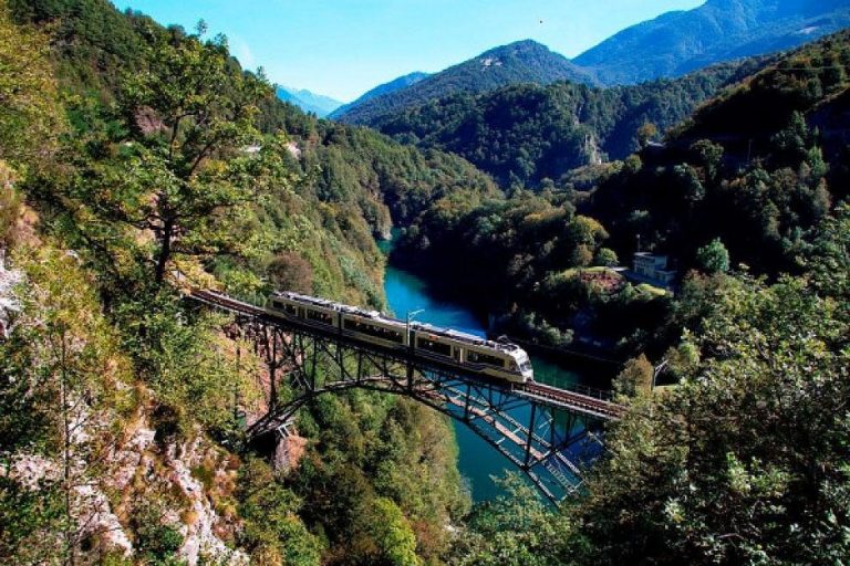 Il viaggio panoramico del Foliage: Le foto del tour a bordo del treno foliage