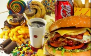 Dolci e cibo fast-food