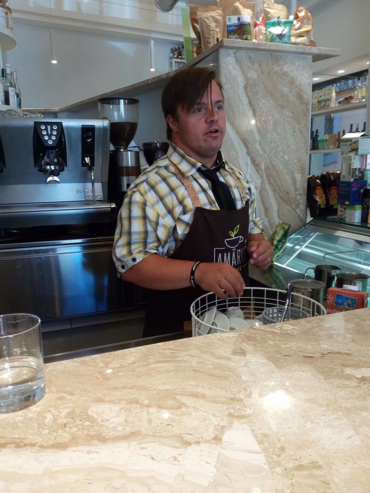 gioia E' al suo primo lavoro retribuito