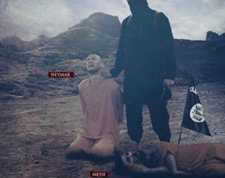 Isis minaccia Mondiale 2018: Messi ucciso e Neymar piange Isis minaccia Mondiale