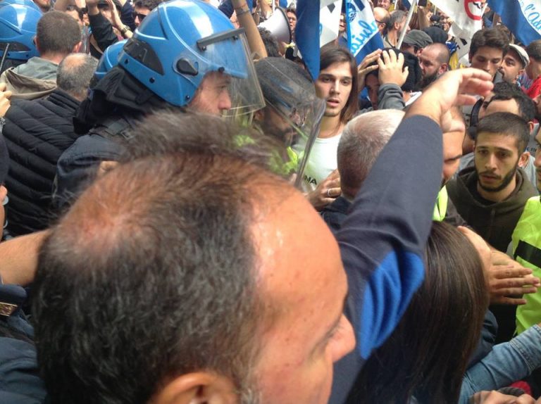 Tafferugli a Roma
