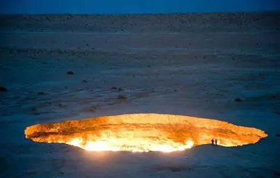 Le fiamme nel cratere