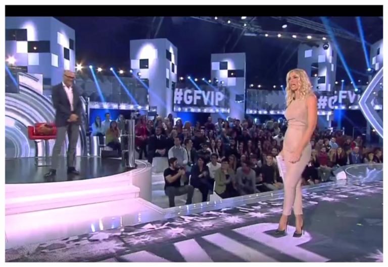 Studio del Gf Vip
