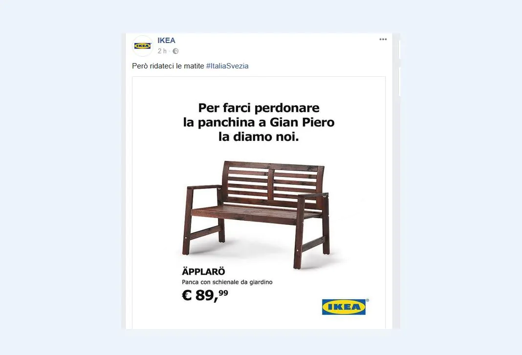 Ikea post virale