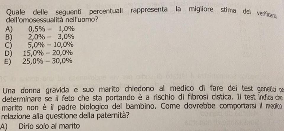 Omosessualità come malattia