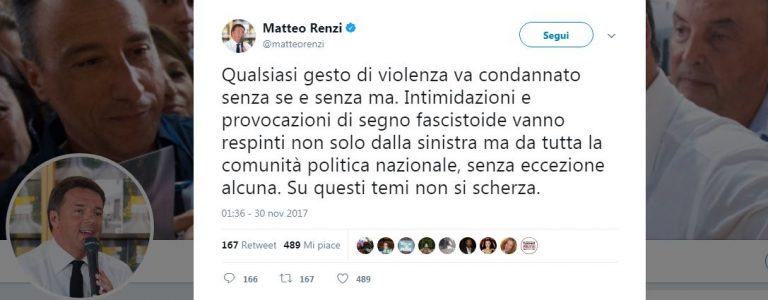 Naziskin a Como - Renzi
