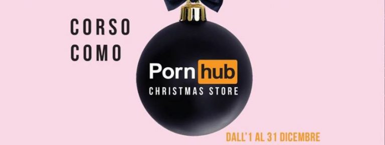 Pornhub Christmas Store: apre a Milano il primo negozio del famoso sito porno Pornhub Christmas Store