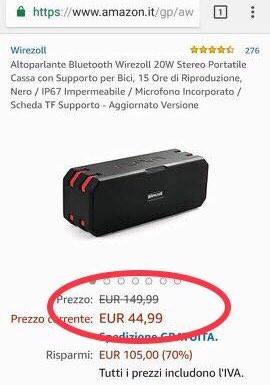 sconti amazon