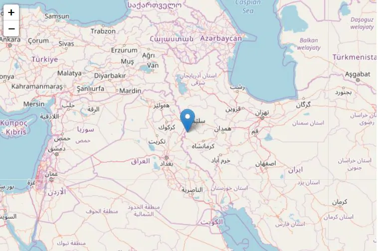epicentro terremoto iran