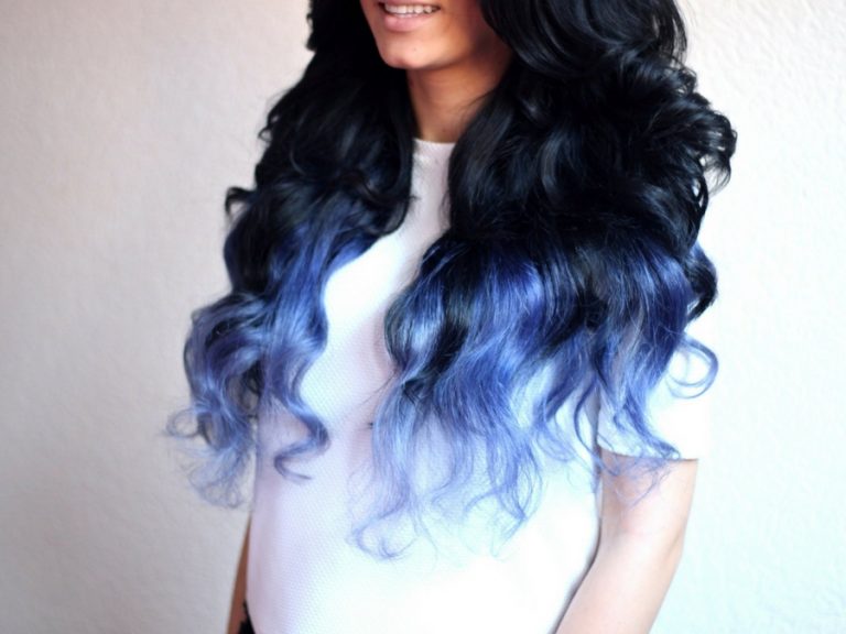 decolorazione con blu