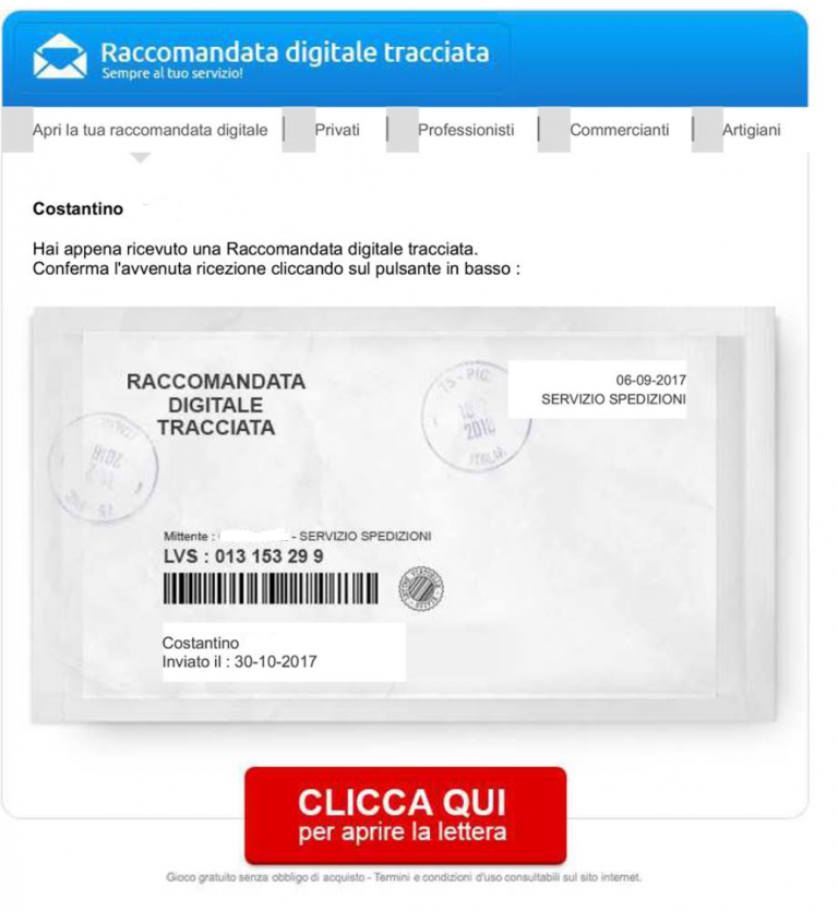 Raccomandata