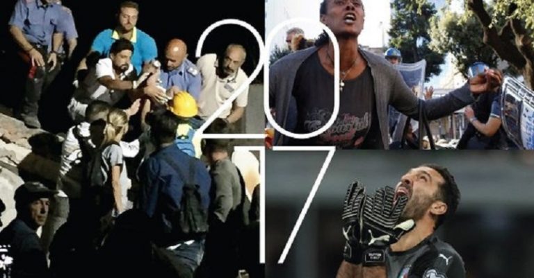 Gli eventi principali che hanno segnato il 2017 Eventi 2017