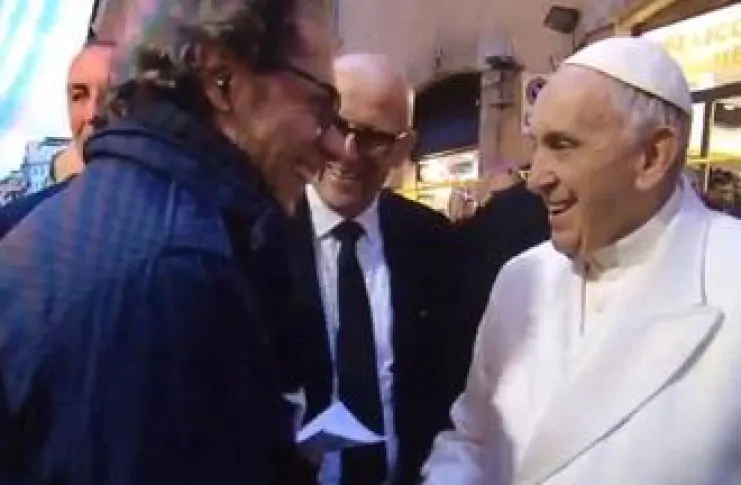 Papa Francesco e Marco Clementi