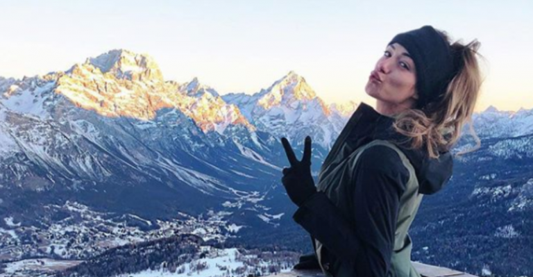 Soleil Sorge e Marco Cartasegna: vacanza romantica sulle Dolomiti soleil sorge