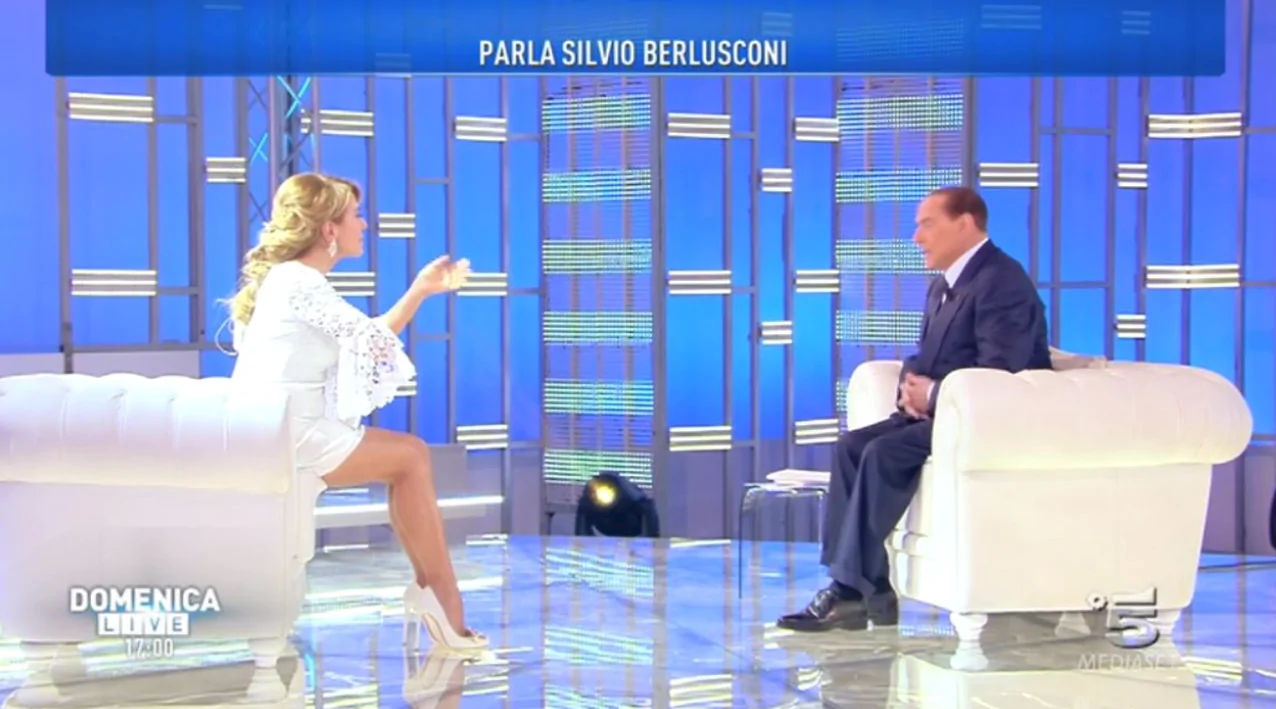 Berlusconi a Domenica Live