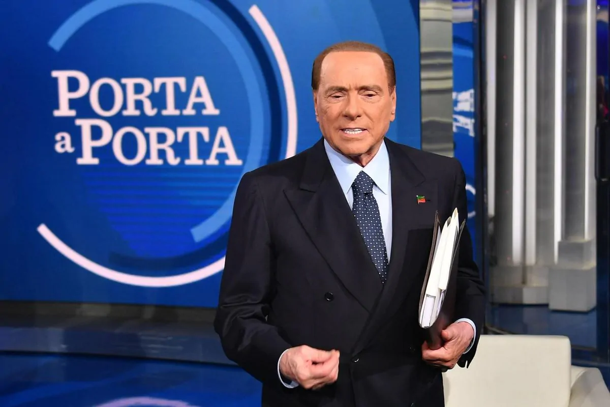 Berlusconi a Porta a Porta