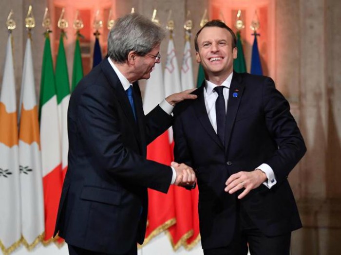 Macron a Roma
