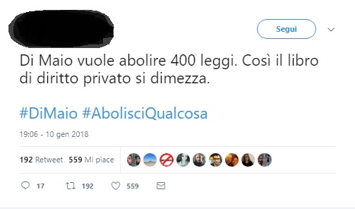 #AbolisciQualcosa
