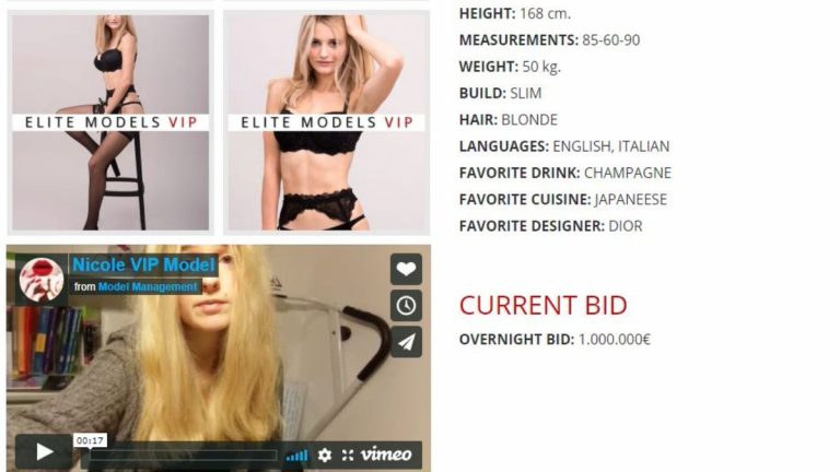 Vende la sua verginità