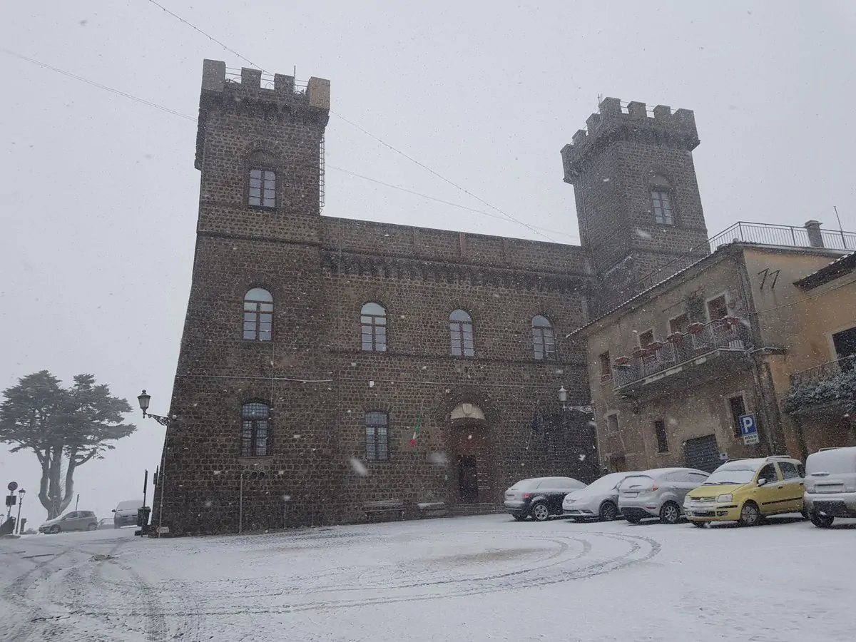 Nevica a Roma