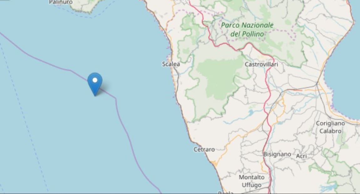 terremoto tirreno