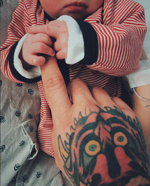 Fedez con Leone