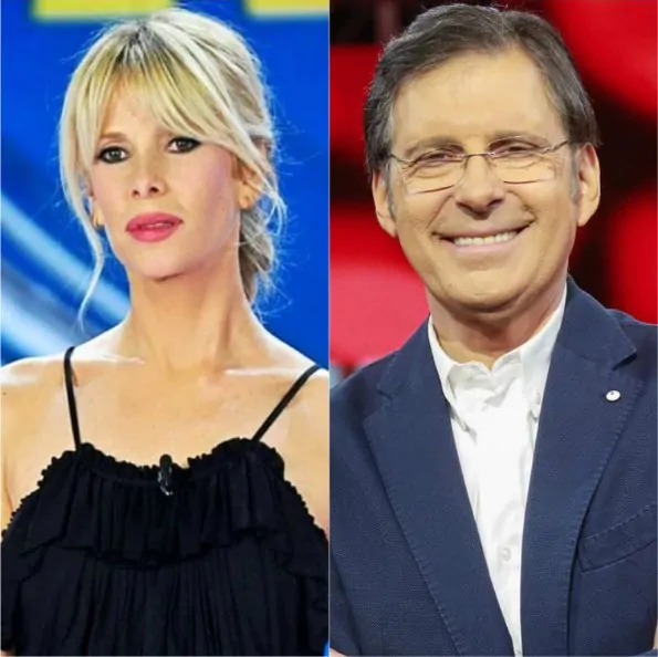 Alessia Marcuzzi e Fabrizio Frizzi