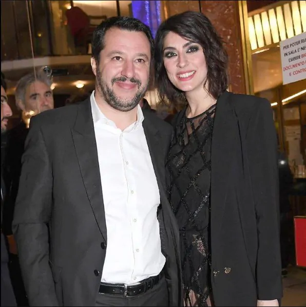 Matteo Salvini e Elisa Isoardi