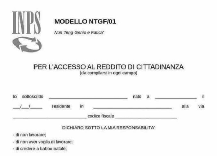 modulo inps modulo inps