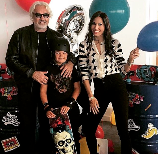 Briatore e famiglia